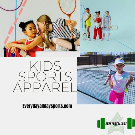 Make your child stand out from the rest with our new stylish apparel and equipment!!! #back2school Back 2 School, Comfortable Clothes, Let The Fun Begin, Look Good Feel Good, Trendy Kids, Stay Active, Sports Apparel, Sports Gear, Exercise For Kids