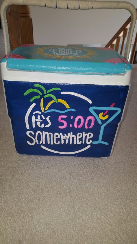 Cooler Ideas Fraternity, Mountain Weekend Cooler, Nola Cooler, Sorority Coolers, Beer Pong Table Designs, Formal Cooler Ideas, Fraternity Formal, Formal Cooler, Fraternity Coolers