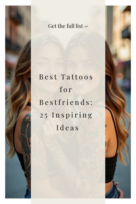 Best Tattoos for Bestfriends: 25 Inspiring Ideas Birth Flower Friendship Tattoos, Symbols That Mean Friendship, Symbol For Soul Sister, Non Cheesy Best Friend Tattoos, Hawaiian Best Friend Tattoos, Friendship Tattoos For Two Meaningful, Small Best Friend Tattoo, Tattoo Ideas Best Friends Meaningful, Friends Tattoo Ideas Friendship