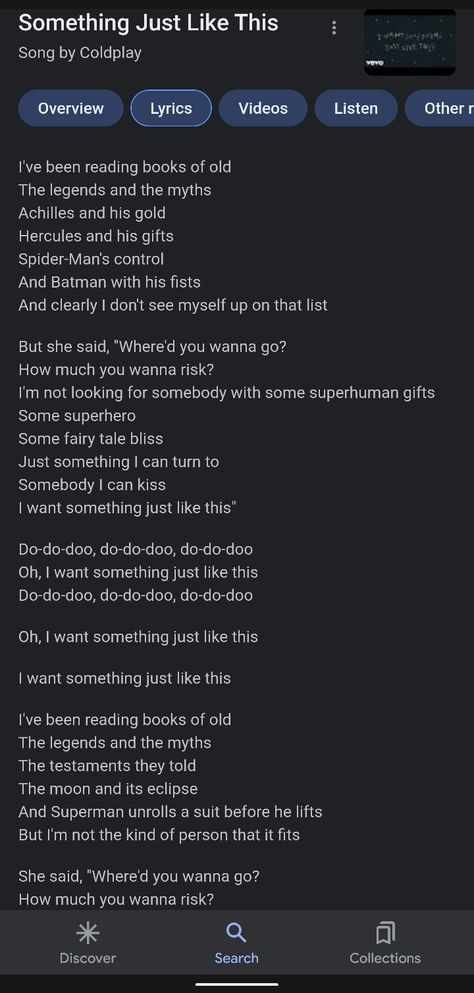 Something Just Like This Lyrics, Something Just Like This Coldplay, Coldplay Songs, Coldplay Lyrics, Something Just Like This, Dance And Music, Sensory Rooms, Like This Song, Lyrics And Chords