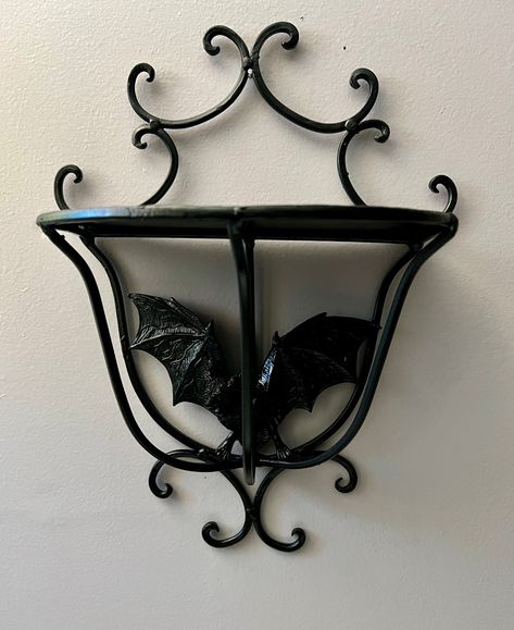 Gothic Shelves Decor, Goth Shelf, Goth Shelves, Gothic Floating Shelves, Gothic Shelves, Gothic Bathroom Shelf, Gothic Knick Knacks, Goth Black Wall Shelves, Black Wall Shelves