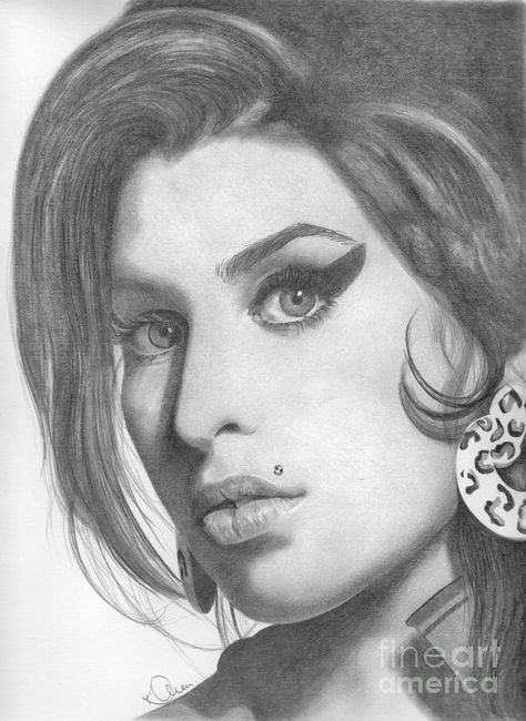 Amy Winehouse Style, Marilyn Monroe Artwork, Music Painting, Celebrity Drawings, Janis Joplin, Realism Art, Amy Winehouse, Pencil Portrait, Realistic Drawings