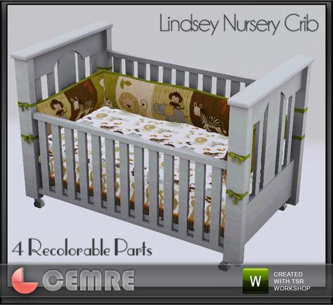 cemre's Lindsey Nursery Collection Crib Sims4 Nursery Cc, Sims 4 Infant Crib Cc, Ts3 Cc Furniture, Sims4 Nursery, Sims 4 Cc Baby Cribs, Sims 4 Cc Cribs, Sims 4 Cribs, Sims 4 Newborn Crib, Sims 4 Cc Newborn Crib