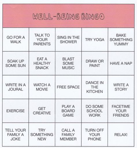 Staff Bingo, Coping Journal, Coping Skills Bingo, 2023 Bingo Card, Wellness Bingo, Occupational Wellness, Classroom Sel, Feelings Lessons, Wellness Week