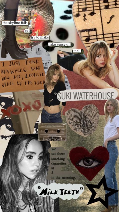 suki waterhouse 🎸 #sukiwaterhouse #rockstar #music 90s Style Icons, Dorm Posters, Suki Waterhouse, Concert Fits, When I Grow Up, Cute Room Decor, Indie Rock, Aesthetic Collage, Spice Girls