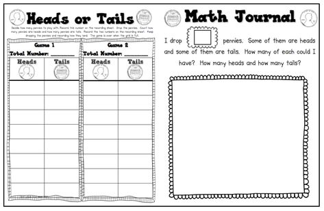 Heads or Tails Math Game Freebie Penny Game, Educational Math Games, Heads Or Tails, Math Center Games, Math Magic, Math Sheets, Math Madness, Math Journal, Math Anchor Charts