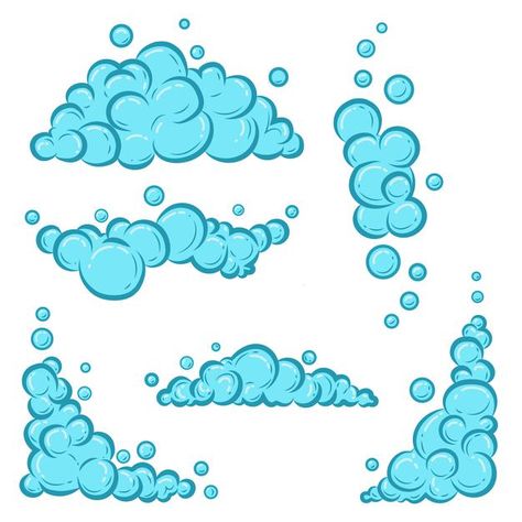 Cartoon soap foam set with bubbles. ligh... | Premium Vector #Freepik #vector #water #texture #border #circle Goop Drawings, Bubbles Clip Art, Soap Bubbles Illustration, Bubble Drawing Doodles, Soap Bubbles Drawing, Bubble Bath Drawing, Foam Drawing, Foam Illustration, Soap Drawing