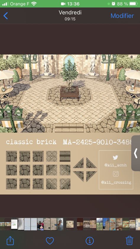 Acnh Gray Stone Path, Cobblestone Path Anch, Acnh Paths Designs Street, Acnh Design Codes Paths Stone, Stone Pathing Acnh, Acnh Diagonal Stone Path, Acnh Old Stone Path, Acnh Stone Steps Code, Acnh Elegant Path