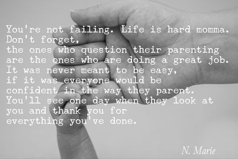 #parenting #mom #failing #tough #children #kids Mom Fail Quotes, Tough Parenting Quotes, Fail Quotes, Mom Fail, Mom Things, Life Is Hard, Parenting Quotes, Look At You, Daily Inspiration