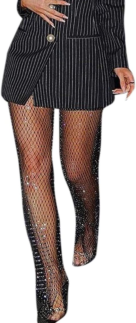 Rhinestone Fishnet Outfit, Festival Bottoms, Swimsuit Coverup Pants, Festival Trousers, Fishnet Leggings, Mesh Pants, Rave Party, Sequin Pants, Party Pants