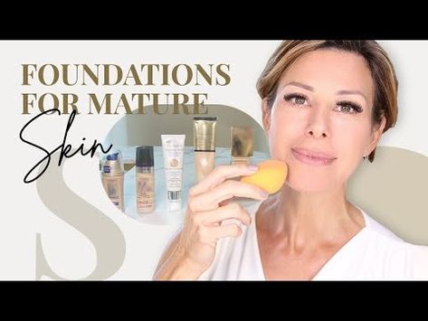 The BEST Foundations for Mature Skin | Dominique Sachse - YouTube Senior Tips, Senior Makeup, Dominique Sachse, Best Foundation Makeup, Makeup Over 50, Best Foundations, Foundation With Spf, Foundation Tips, Makeup Tips For Older Women