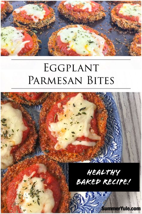 Do you have a small eggplant on hand that you aren’t sure what to do with? Make these delicious eggplant parmesan bites; they’re great as a light lunch! 🍆 Mini Eggplant Parmesan, Eggplant Parmesan Bites, What To Do With Small Eggplants, Eggplant Parm Bites, What To Make With Eggplant, What To Do With Eggplant, Small Eggplant Recipes, Air Fryer Eggplant Parmesan, Eggplant Parm Recipe