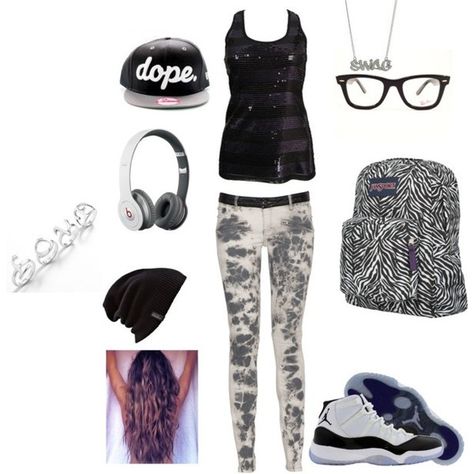 Swag Outfits For Girls, Swag Style, Girl Swag, Cute Swag Outfits, Dope Outfits, Swag Outfits, Kpop Outfits, Outfits For Teens