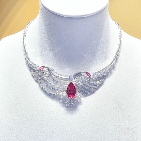 Jewelry Vault, Diamonds Collection, Spinel Jewelry, Beautiful Beaded Jewelry, Stones Necklace, Diamond Jewel, Gem Stones, Beautiful Necklace, Jewellery Collection