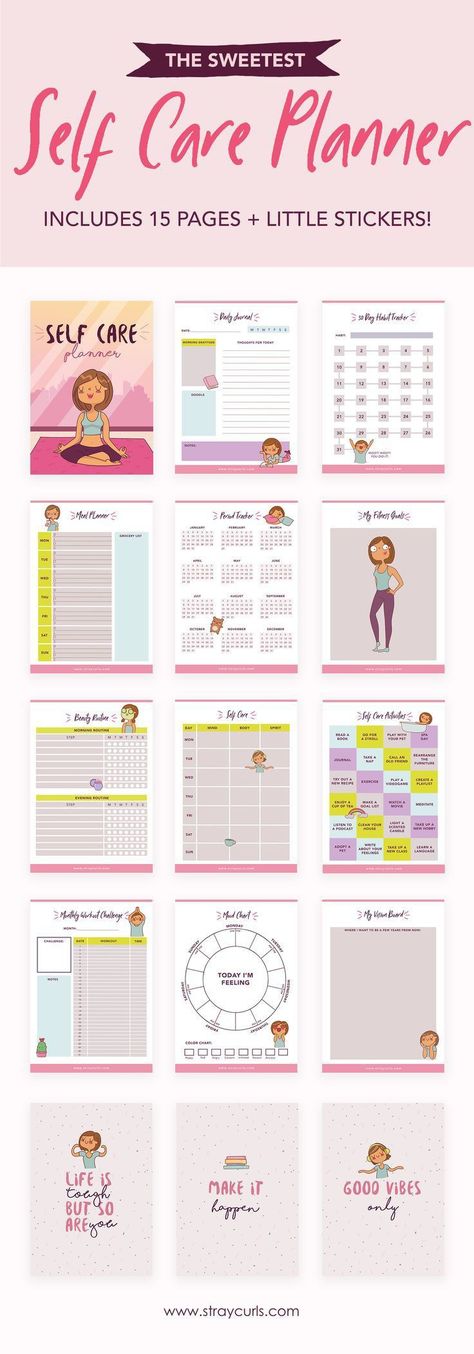 Are you having a hard time creating a self care routine? Grab the sweetest self-care planner! Its filled with details on how to create a self-care routine that works for you. Click on the link below to get yours today! Self care printable, self care ideas. #ad #printables #selfcare Selfcare Planner Ideas, Selfcare Planner, Girly Planner, Planer Organisation, Printable Self Care, Planner Fitness, Self Care Planner, To Do Planner, Planner Set