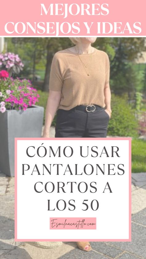 ¡Desbloquea el estilo a los 50 con estos 3 secretos para lucir fabulosa con pantalones cortos! 🌟 Descubre cómo abrazar la moda con confianza y comodidad. 👖✨ No te pierdas estos tips para resaltar tu belleza a cualquier edad. ¡Viste con actitud y destaca tu estilo único! 💁‍♀️💖 #ModaParaAdultos #EstiloAlos50 #FashionSecrets #PantalonesCortosElegantes Short Elegantes, Capri Outfits, Jean Shorts, Capri, Denim Shorts