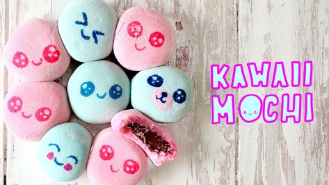 Kawaii Mochi | Tastemade Kawaii Mochi, Scran Line, The Scran Line, Molecular Food, Rice Treats, Steamed Tofu, Mango Syrup, Low Calorie Dessert, Poached Apples