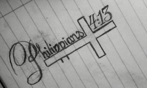 Philippians 4:13 - "I can do everything through him who gives me strength" Small Tattoos Phil 4:13, Philipians4:13 Tattoo Men, Philippians Tattoo 4:13, Cross With Philippians 4:13 Tattoo, Phillipians 4 13 Tattoo Ideas Forearm, Phil 4 13 Tattoo Ideas Women, Phil 4 13 Tattoo For Men, Philippians 4 13 Tattoo Forearm, Philippians 4 13 Tattoo Women