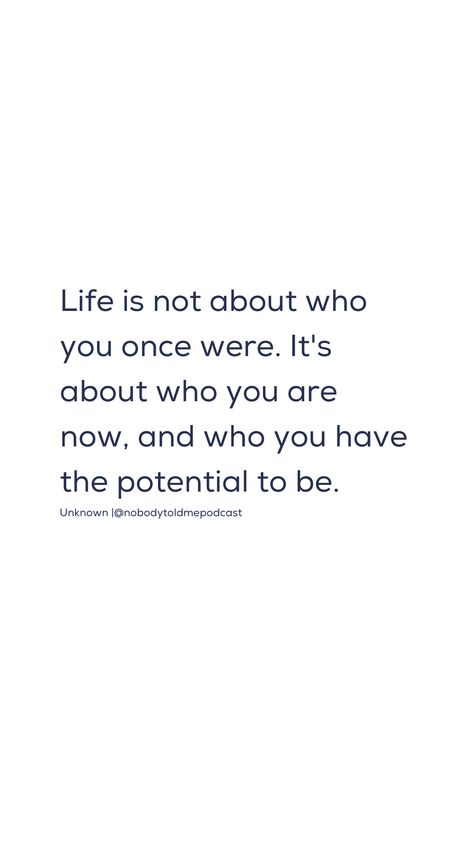 Personal growth focuses on the present and future selves, rather than who we were in the past. It's about embracing our current identity and unlocking the potential of who we can become, highlighting the journey of continuous evolution and improvement. Focus On The Future Not The Past, Becoming Your Best Self, Focus On The Present, Self Actualization, Your Best Self, The Present, Keep Going, Positive Mindset, Best Self