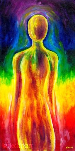 🎨🎨🎨 Astral Body Art, Body Acrylic Painting, June Art, Katie Clark, Body Chakras, Medical Drawings, Etheric Body, Clark Art, Astral Projection