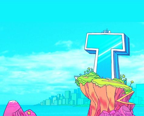 Teen Titans Tower, Titan Tower, Teen Titans Go Robin, Idee Cricut, Teen Titan, Go Wallpaper, The Titans, Beast Boy, Rock N’roll