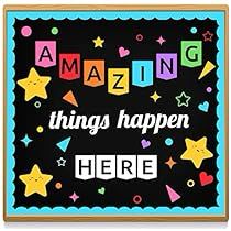 Kindness Classroom Door, Amazing Things Happen Here Bulletin, Amazing Things Happen Here, Bulletin Board Wall, Welcome Bulletin Board, Bulletin Board Decoration, Board Wall, Board Decoration, Wall Door