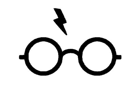 Harry Potter Glasses And Scar, Harry Potter Glasses Svg, Harry Potter Lightning Bolt, Baby Glasses, Harry Potter Free, Imprimibles Harry Potter, Paper Props, Harry Potter Glasses, Harry Potter Tshirt