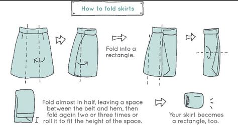 Fold skirt Konmari Sheet Closet Organization, Sheet Closet, Konmari Method Folding, How To Fold Sweaters, Clothing Folding, Fold Skirt, Color Coordinated Closet, Konmari Folding, Save Closet Space