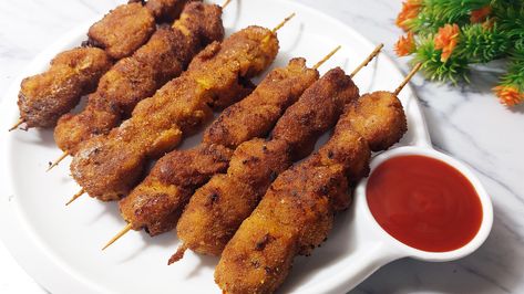 Dua ka Kitchen - Chicken Sticks Recipe - Crispy Chicken Boti - Ramzan Special Recipe Chicken Sticks, Ramzan Special Recipes, Ramzan Special, Chicken On A Stick, Recipe Chicken, Crispy Chicken, Special Recipes, Iftar, Chicken Wings