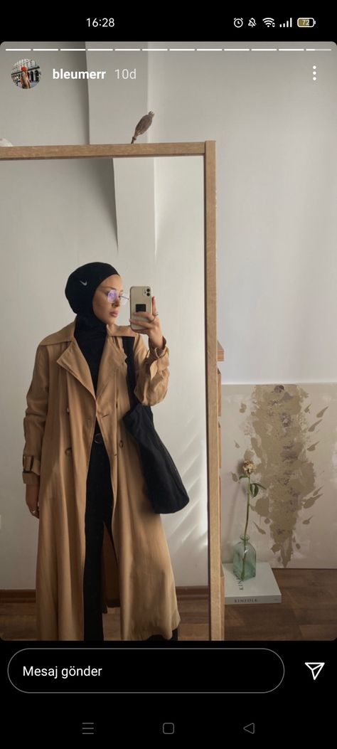 Nike Hijab, Hijab Outfit, Nike Pros, Nike Outfits, Gym Outfit, Hijab Fashion, New Look, Fall Outfits, Trench Coat