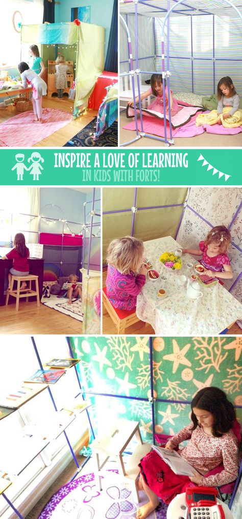 Inspire A Love Of Learning! Kids Forts Inside, Fort Ideas, Things To Do Inside, Fort Building, Kids Forts, American Heritage Girls, Teaching Manners, Love Of Learning, Fun Family Activities