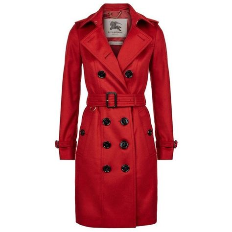 Burberry The Sandringham Long Cashmere Trench Coat ($2,385) ❤ liked on Polyvore featuring outerwear, coats, cashmere trench coat, red coat, trench coat, burberry trenchcoat and wool cashmere coat Long Red Coat, Red Long Coat, Burberry Trenchcoat, Checked Coat, Slim Fit Coat, Burberry Coat, Red Trench Coat, Burberry Trench Coat, Red Dress Women