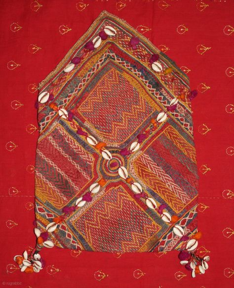 Banjara Embroidery kalchi Bag from Karnataka India. Cotton on Cotton,Its size is W 32cm x L 47cm.(DSC00710). Lambadi Embroidery, Embroidery Motifs Design, India Textiles, Motifs Design, Asian Textiles, Kente Cloth, Lambada, African Textiles, Indian Folk Art