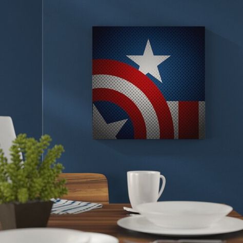 Captain America Canvas Painting, Leonid Afremov Paintings, Lake Wall Art, Boys Bedroom, Diy Canvas Art Painting, Avengers Assemble, Diy Canvas Art, Diy Canvas, Canvas Art Painting