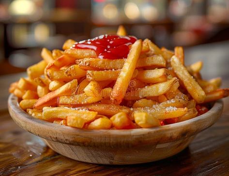 French fries in wooden bowl royalty free stock images French Fry Bowl, French Fries Wallpaper, French Fries Vector, French Fries Images, French Fries, Wooden Bowls, Stock Images Free, Stock Images, Bowl