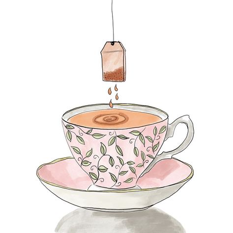 Tea time! #illustration #illustrator #procreate #ipadpro #applepencil Tea Cup Drawing, Cup Drawing, Tea Cup Art, Tea Illustration, Steaming Cup, Cup Art, Earl Grey Tea, Time Art, Tea Art