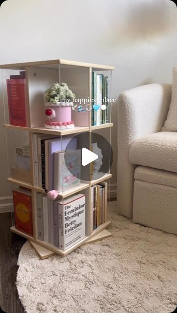 Daraz_home_finds on Instagram: "Create a cozy reading nook! 📖❤️

Maximize your space with this  Rotating Book Nook Corner Shelf! 📚 

Featuring 360° rotation for easy access 🔄, it holds up to 30 books 📖 in a compact corner design 🏠. Stylish and durable 💯
perfect for book lovers! ❤️

Order now! 🛍️ 
[ Daraz finds , Daraz unboxing , Daraz world , Daraz Pk , Aesthetic , Home decor , Interior decor , Home finds , Useful finds , Book corner shelf ]
#daraz #darazgadgets #darazunboxing #darazpk #homeessentials #kitchendecor #aesthetic #explore #trendingreels" Daraz Finds Aesthetic, Daraz Finds, Book Nook Ideas, Bookshelves In Bedroom, Book Corner, Home Finds, Aesthetic Home Decor, Corner Design, Book Corners