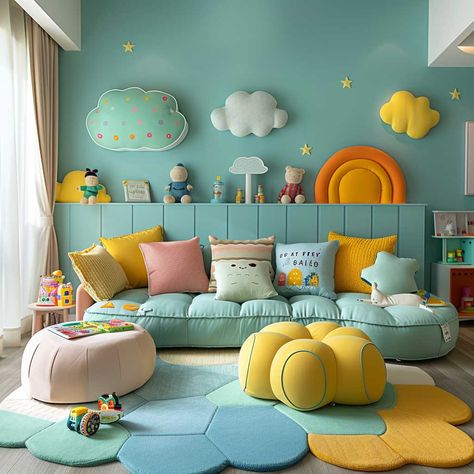 How to Choose the Perfect Home Decor Colour Schemes • 333+ Images • [ArtFacade] Colourful Toddler Room, Colourful Baby Room, Kids Room Color Palette, Home Decor Colour Schemes, Baby Room Colorful, Decor Colour Schemes, Playroom Colors, Colourful Kids Bedroom, Home Decor Colour