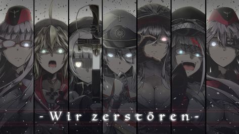 anime character wallpapr #Tirpitz Azur Lane glowing eyes #720P #wallpaper #hdwallpaper #desktop Animation Process, Video Game Anime, Anime Military, Crazy Eyes, Anime Nerd, Azur Lane, Character Wallpaper, Pics Art, Manga Drawing