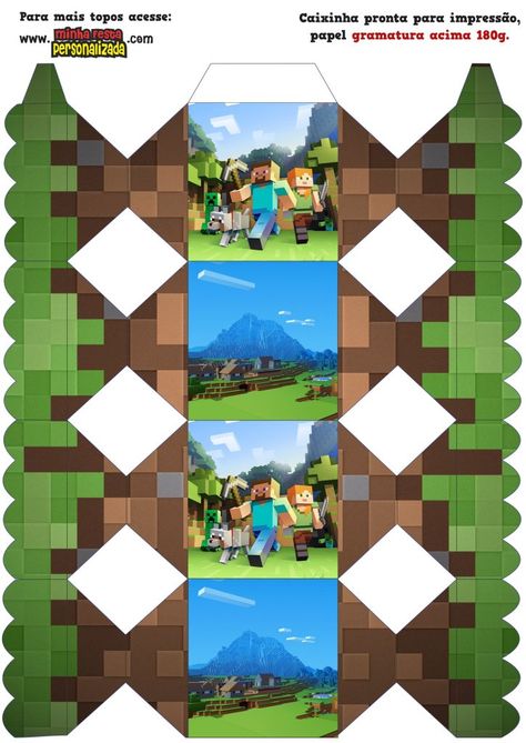 Minecraft Png, Diy Minecraft Birthday Party, Minecraft Printables, Diy Minecraft, Minecraft Birthday Party, Minecraft Birthday, Minecraft Party, Birthday Images, Birthday Decorations