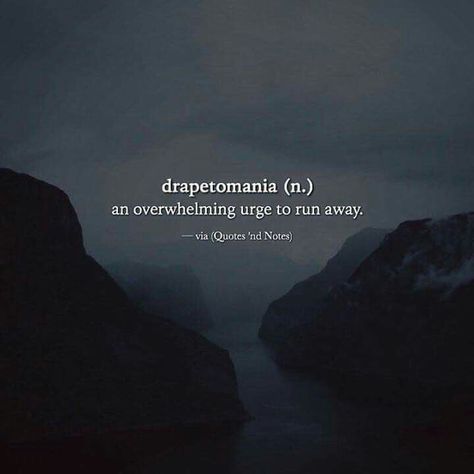 Drapetomania: the overwhelming urge to run away Hygge Definition, Uncommon Words, Word Nerd, Weird Words, Running Quotes, Unusual Words, Rare Words, Big Words, Word Definitions