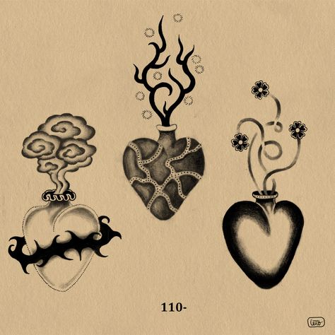 𓆨 ࿔ AVAILABLE DESIGNS ࿔ 𓆨 New batch of available designs while waiting for spring to finally show up here... Thought some flowers and critters might help. 🗡️🏺🦋🌷❤️‍🔥🪲 The smaller designs will be tattooed at a fixed price indicated on the sheet, and bigger ones will be charged hourly (ask for more infos about price in PM). Custom projects are also always welcome ! . Book a time following the link in my bio. 💌💨 . . . . . #flashtattoo #tattooaprentice #inkdrawing #blackartists #inkillustratio... Waiting For Spring, Black Ink Tattoos, Black Artists, Sacred Heart, Flash Tattoo, Cute Tattoos, Small Designs, Show Up, Ink Drawing