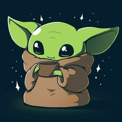 Tee Turtle Star Wars: Sipping Soup Shirt... Sipping Soup, Yoda Drawing, Tufting Rugs, Yoda Art, Yoda Images, Star Wars Cartoon, Yoda Wallpaper, Cute Disney Drawings, Star Wars Drawings