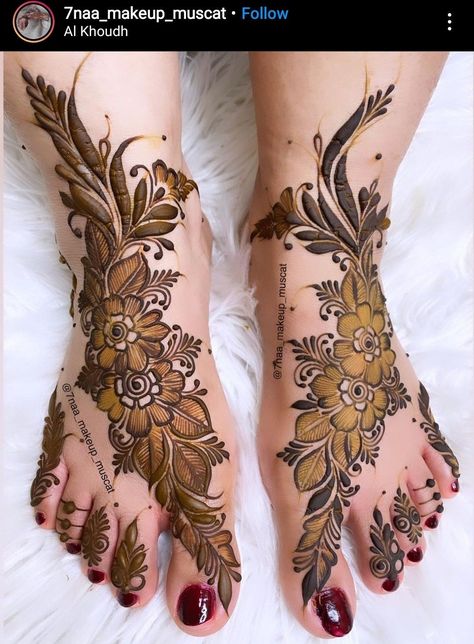 Foot Mendhi Designs, Feet Mehandi Designs, Foot Henna Design, Feet Mehandi, Short Mehndi Design, Leg Mehndi, Foot Henna, Mehndi Designs 2018, Legs Mehndi Design