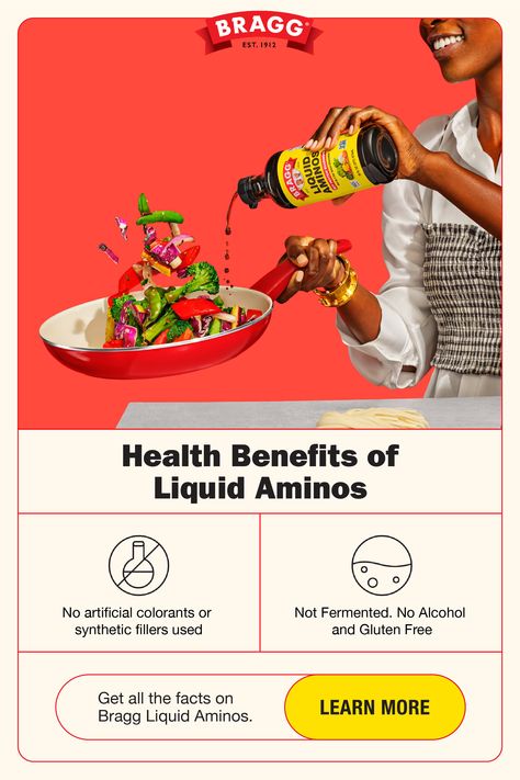 Do you know all the health benefits of Liquid Aminos? Click here to get all of the facts. Apple Cider Vinegar Shots, Acv Drink, Soy Sauce Substitute, Liquid Aminos, Healthy Substitutions, Egg Dish, Amino Acids, Soy Sauce, Health Benefits