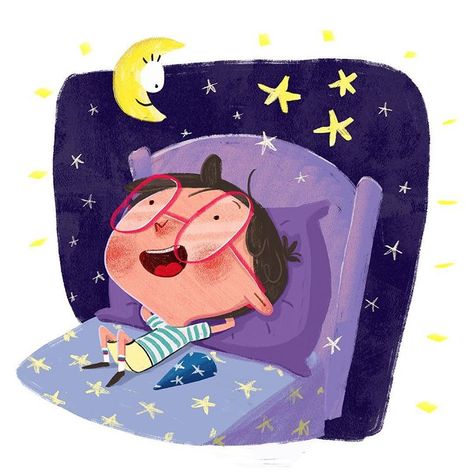 Alicia Más (@alicia_mas_illustration) • Instagram photos and videos Children Book, Book Illustrations, Moon And Stars, The Moon, Moon, Illustrations, Stars, Bed, Design