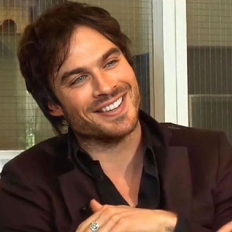 Ian Somerhalder Smile, Ian Vampire Diaries, Wide Smile, Ian Joseph Somerhalder, Ian Somerhalder Vampire Diaries, Damon Salvatore Vampire Diaries, Love Your Smile, Vampire Diaries Damon, Celeb Crush