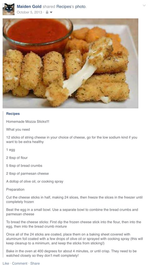 Mozza Sticks Recipe, At Home Mozzarella Sticks, Mozzarella Sticks Recipes, Diy Cheese Sticks, How To Make Mozzarella Sticks, Diy Mozzarella Sticks, Mozarella Sticks Recipes, Mozzerella Stick Recipe, Mozzarella Stick Recipes