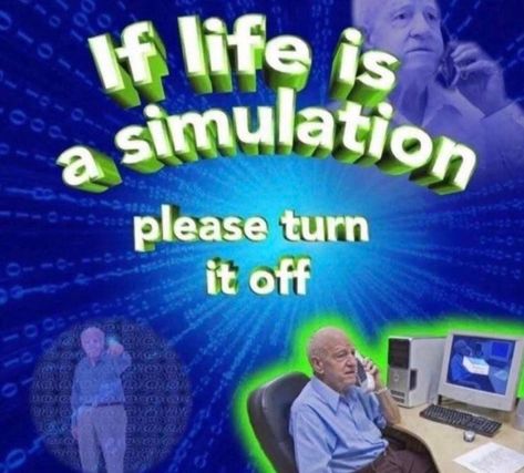 Life Is A Simulation, Bored Funny, Turn It Off, Pinterest Memes, Oui Oui, Really Funny Pictures, Reaction Pictures, Mood Pics, Game Design