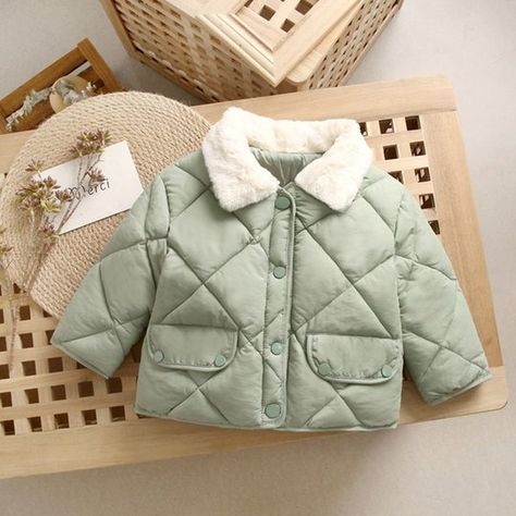 Little Buddha, Baby Boy Jackets, Fur Collar Coat, Boy Outerwear, Womens Prom Dresses, Collared Coat, Baby Shorts, Winter Kids, Warm Jacket